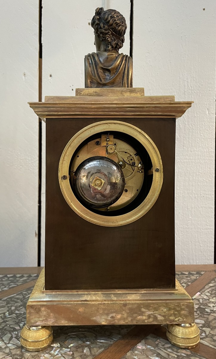 PENDULE AU BUSTE D'APOLLON , HT 39.-photo-7
