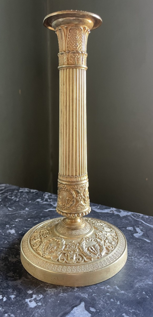 Empire Candlesticks By Gérard-jean Galle, Gf Brand-photo-1