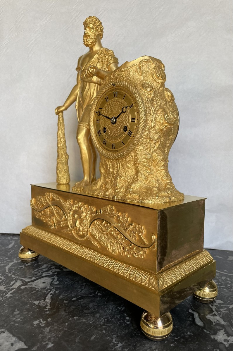 PENDULE  MYTHOLOGIQUE  HERCULE-photo-3