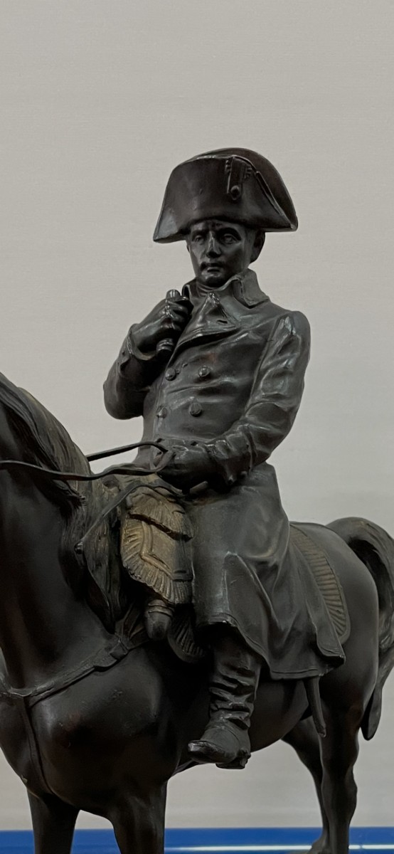 Napoleon Statue Equestrian Regule , Ht 40.-photo-2