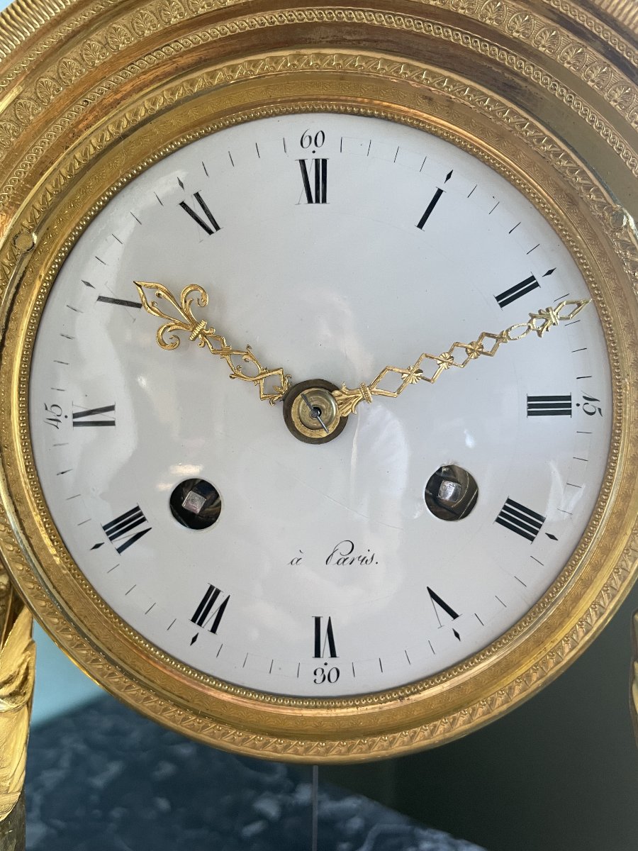 PENDULE DIRECTOIRE , HT 35.-photo-2