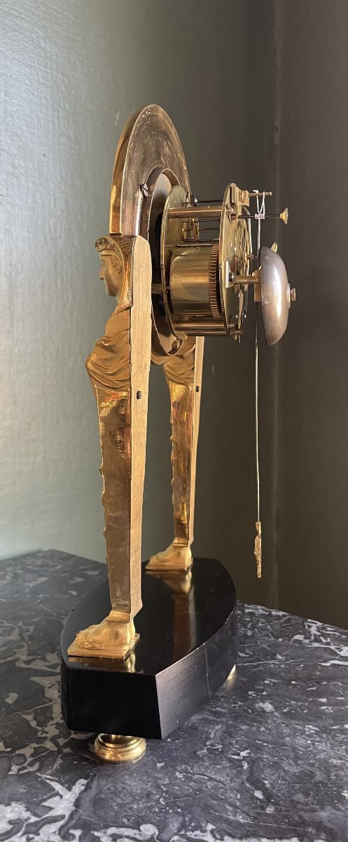 PENDULE DIRECTOIRE , HT 35.-photo-1