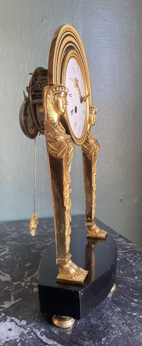 PENDULE DIRECTOIRE , HT 35.-photo-2