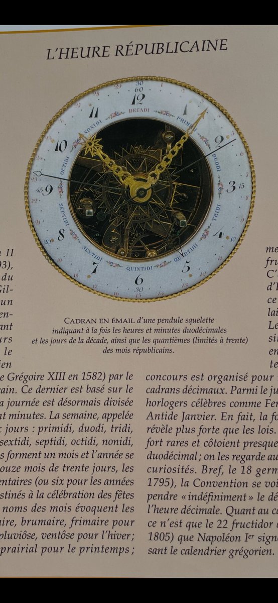 30-day Calendar Movement 1794 Bourdier Paris-photo-4