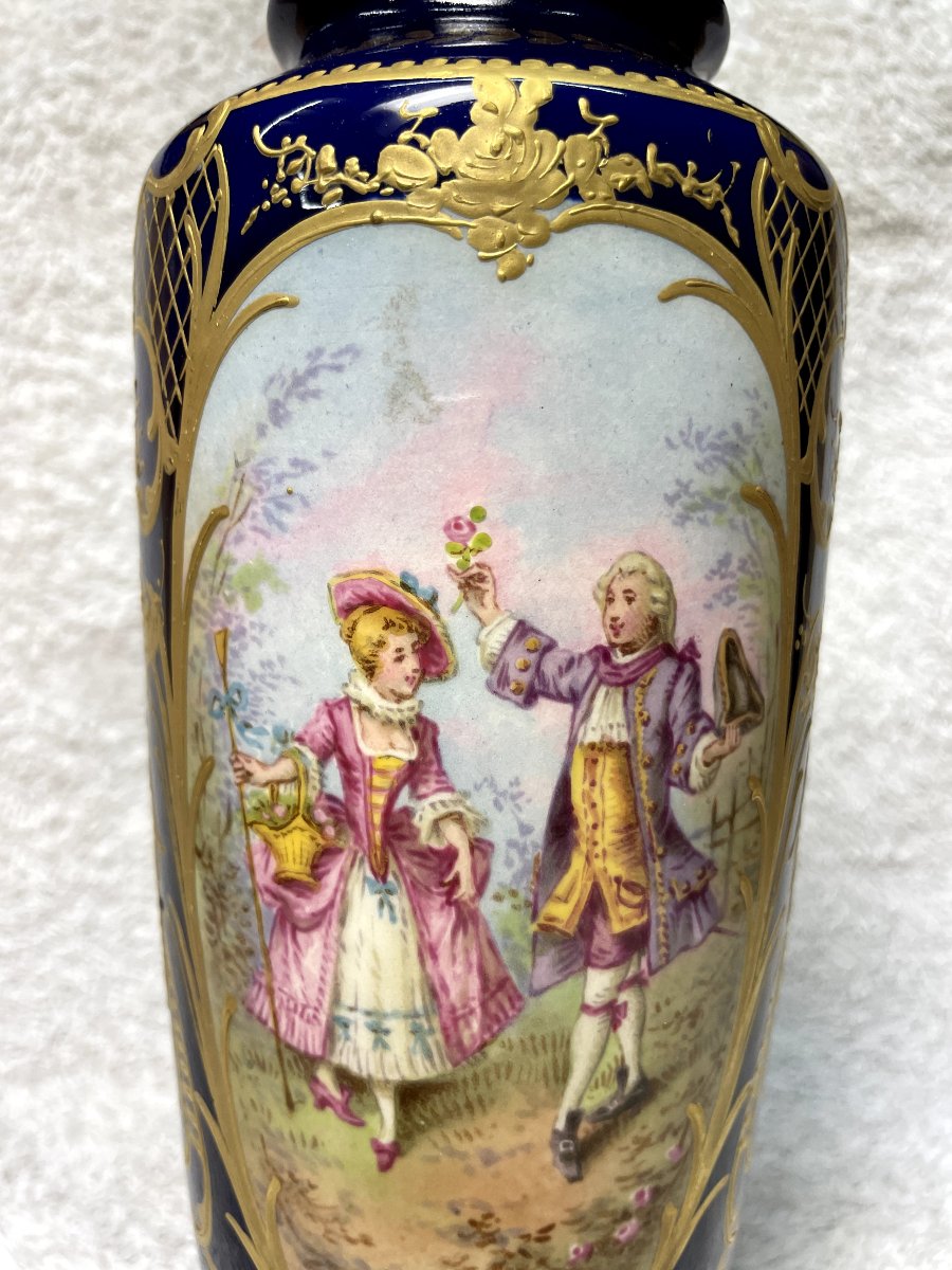 Blue Sèvres Vase, Château Des Tuileries-photo-3