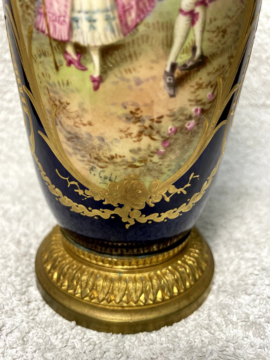 Blue Sèvres Vase, Château Des Tuileries-photo-4