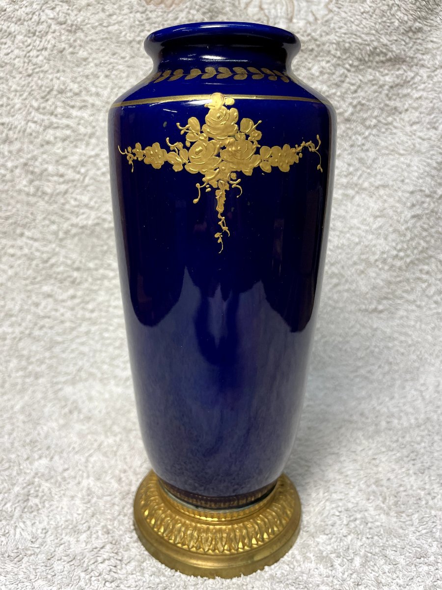 Blue Sèvres Vase, Château Des Tuileries-photo-3