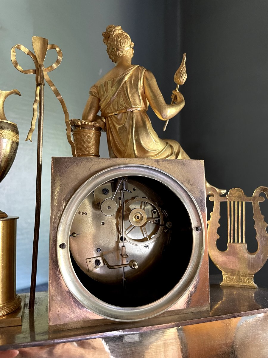Empire Clock "la Fileuse"-photo-7