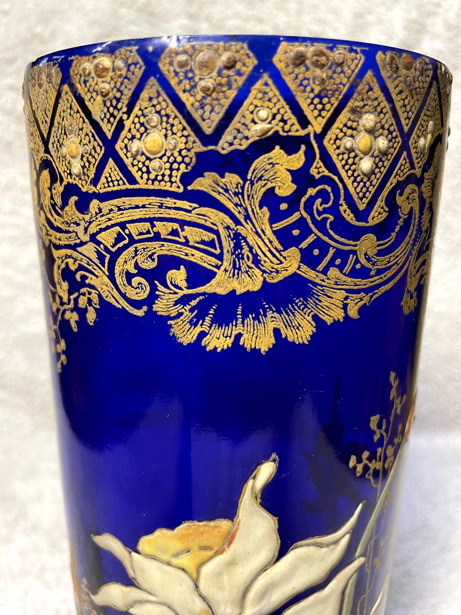 Legras Montjoye Vase, H 24.5.-photo-3