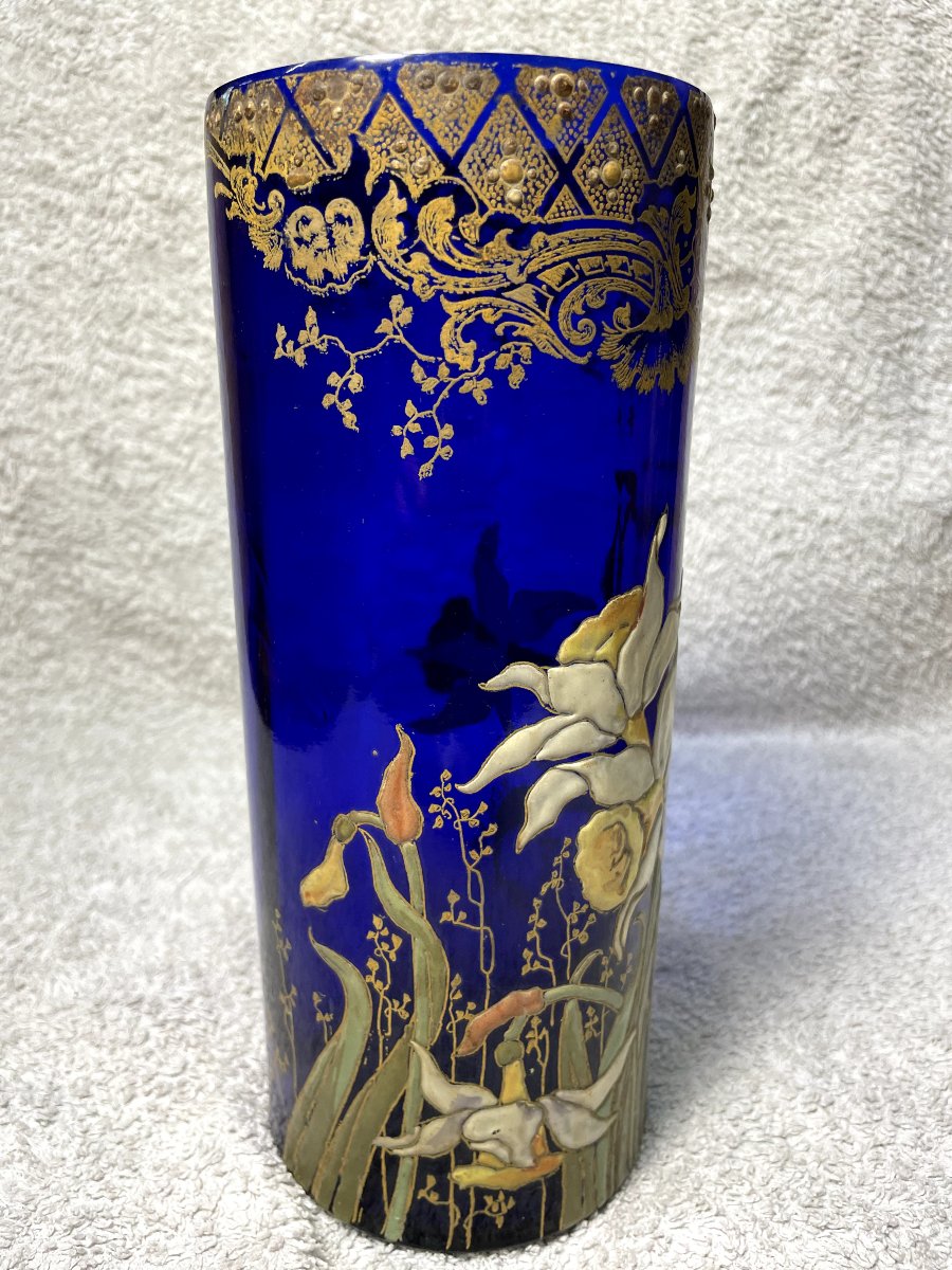 Legras Montjoye Vase, H 24.5.-photo-2