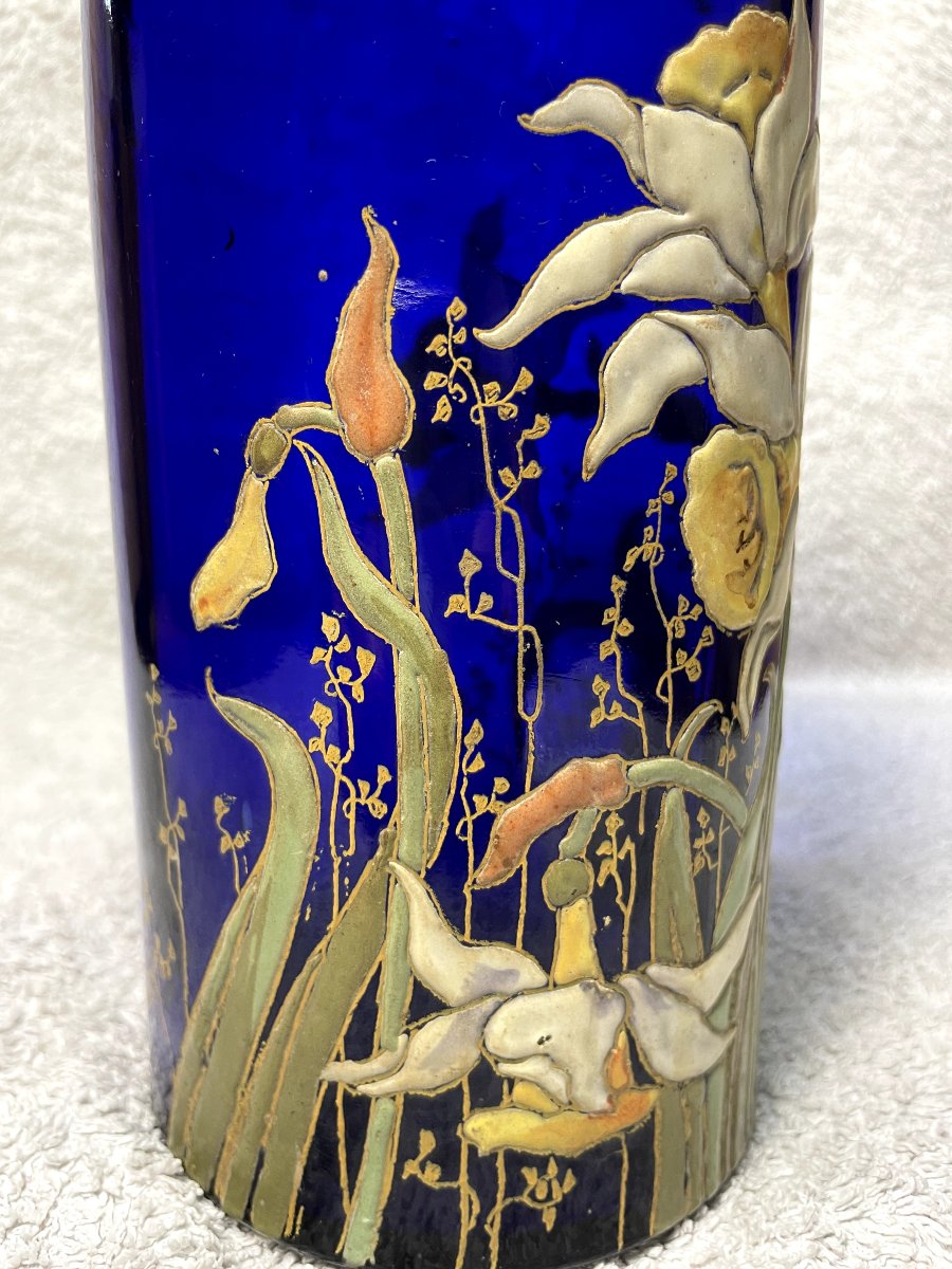 Legras Montjoye Vase, H 24.5.-photo-3