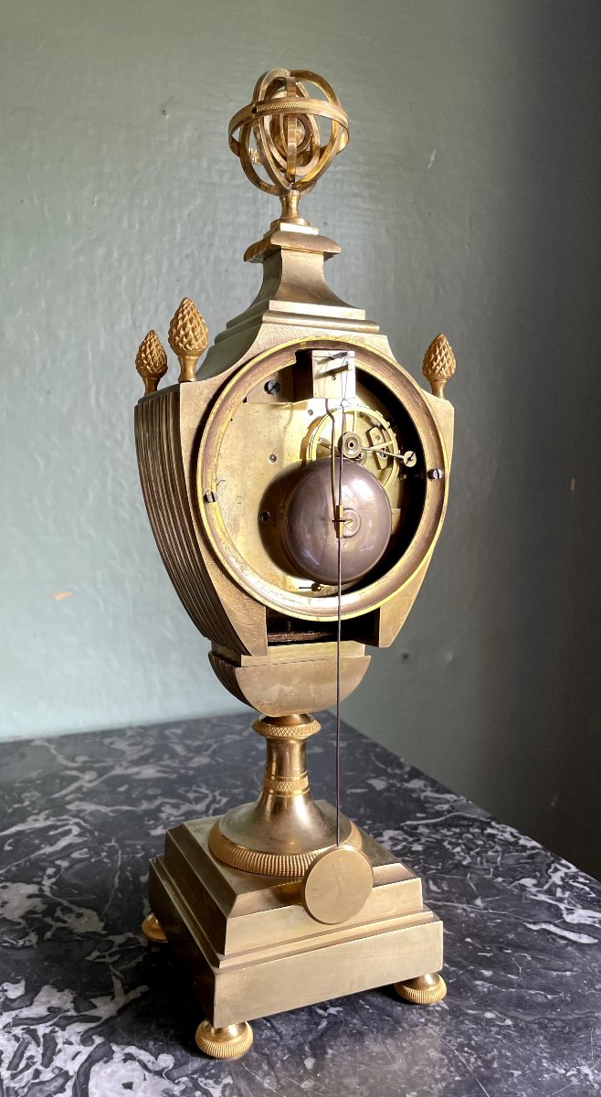 Empire Clock, Armillary Sphere, Height 39.-photo-3