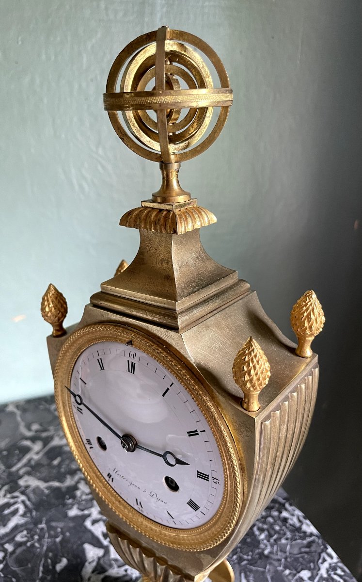 Empire Clock, Armillary Sphere, Height 39.-photo-2