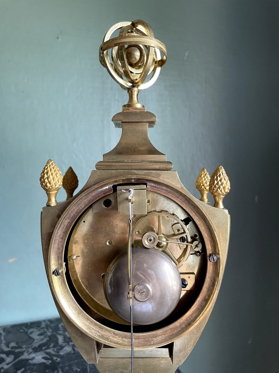 Empire Clock, Armillary Sphere, Height 39.-photo-5
