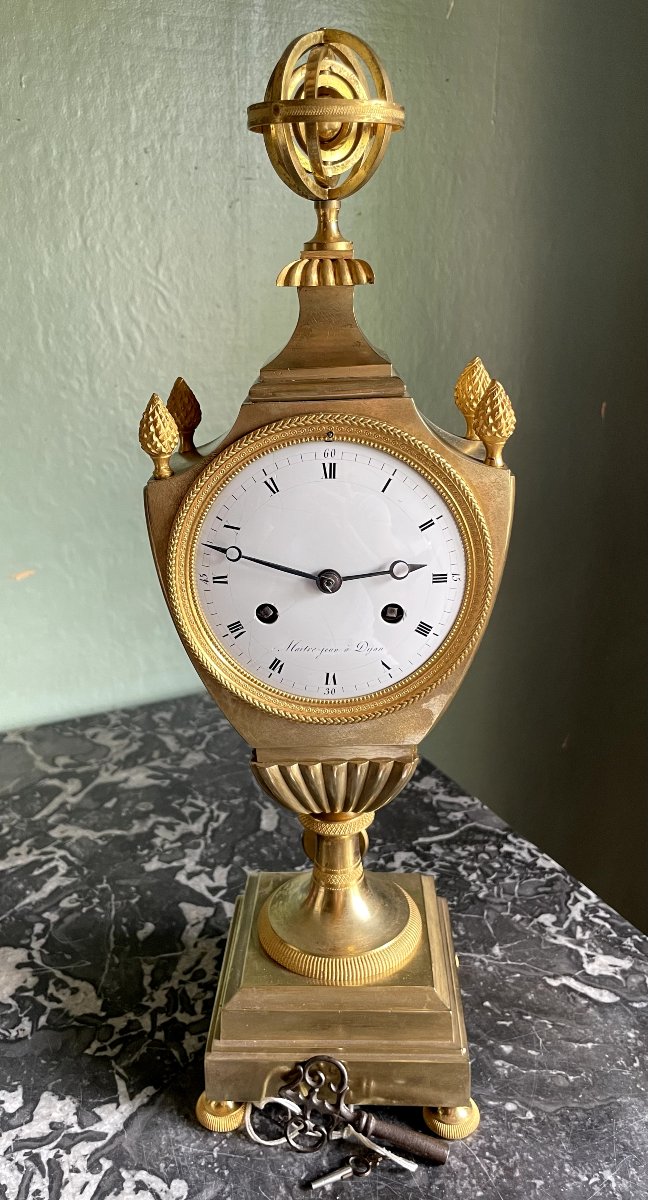 Empire Clock, Armillary Sphere, Height 39.-photo-7