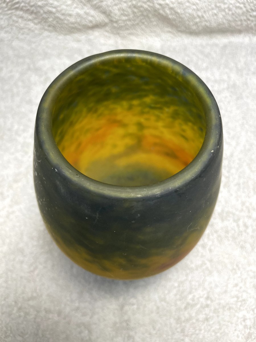 VASE MÜLLER FRERES LUNEVILLE , HT 19,5.-photo-3
