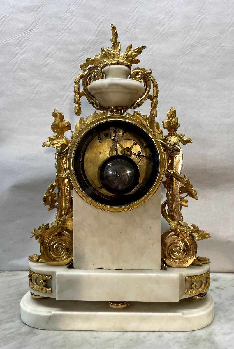 PENDULE D'EPOQUE LOUIS XVI , CRONIER à PARIS.-photo-6