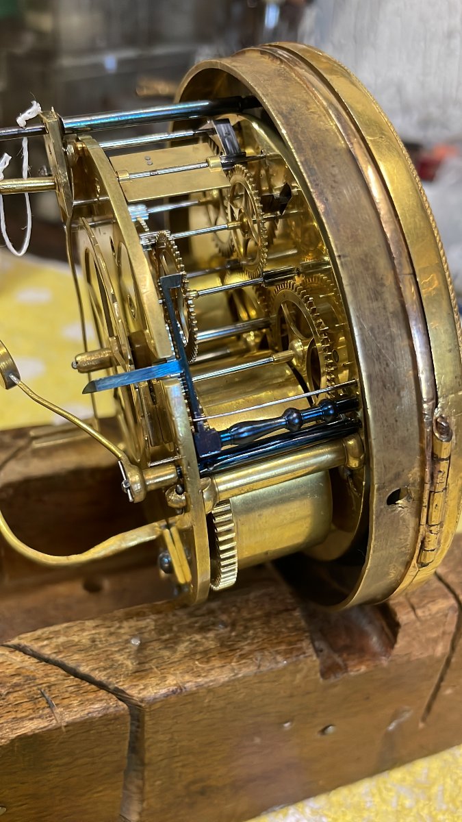 PENDULE D'EPOQUE LOUIS XVI , CRONIER à PARIS.-photo-8