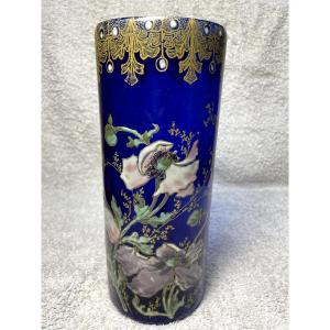 "legras Montjoye" Poppy Vase, H 24.5.