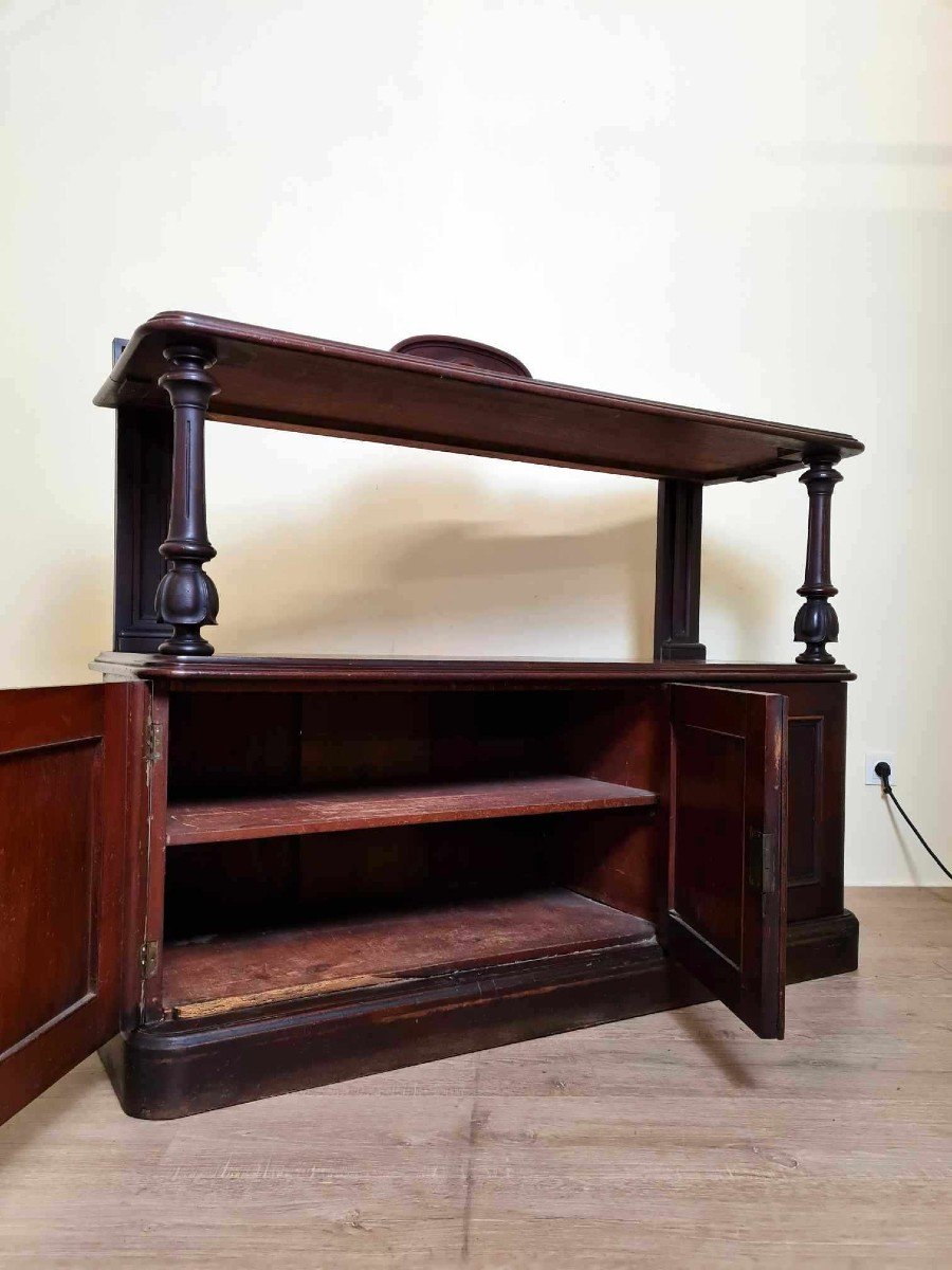 Napoleon III Period Buffet In Mahogany-photo-3