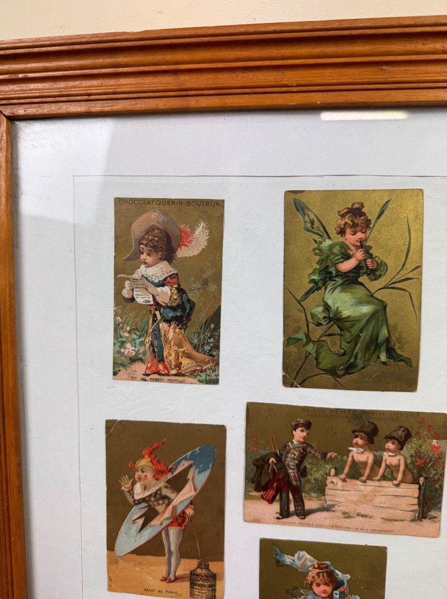 Set Of Humorous And Advertising Cards From The Late 19th Century-photo-1