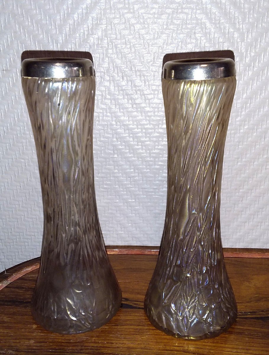 3 Art Nouveau Period Vases -photo-2