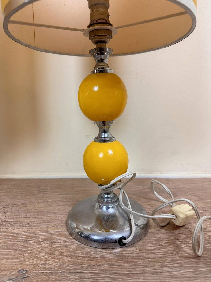  Pair Of Vintage Chevron Table Lamps 1970 (b)-photo-4