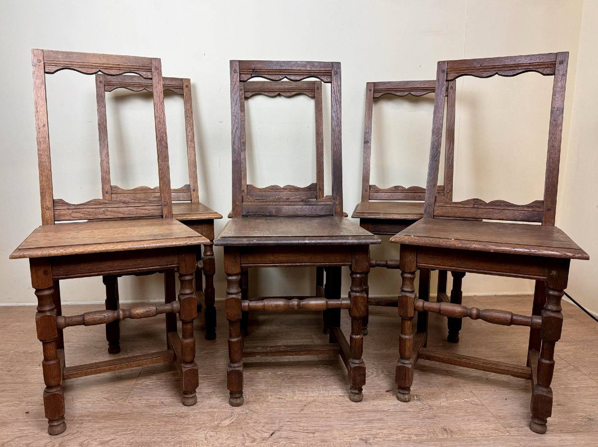 Series Of 6 Lorraine Chairs