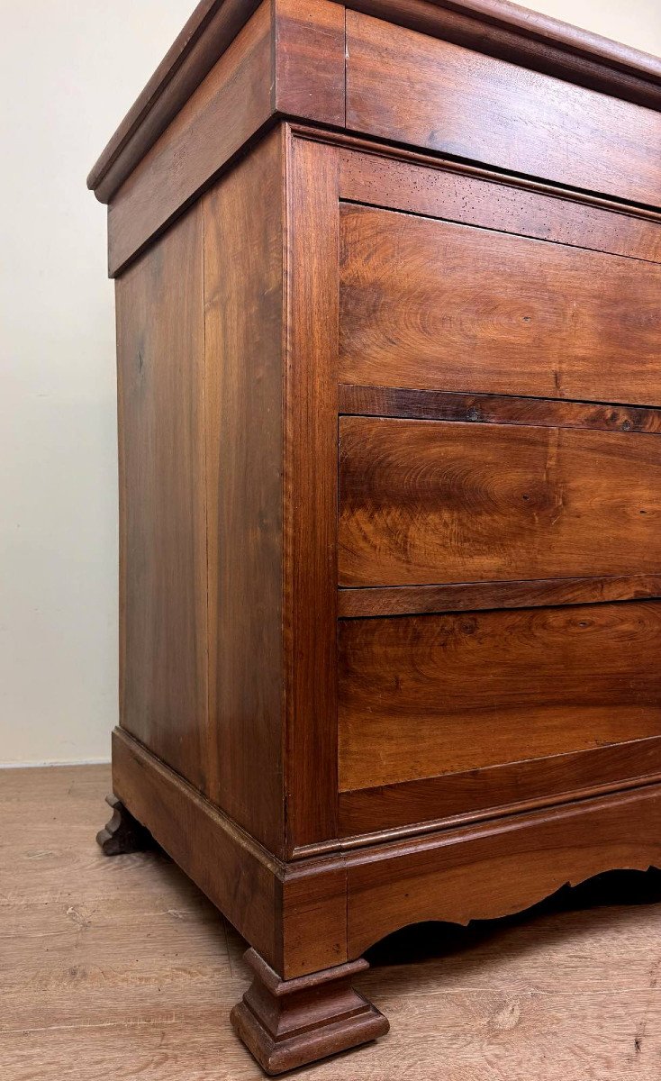 Louis Philippe Period Chest Of Drawers In Walnut-photo-7