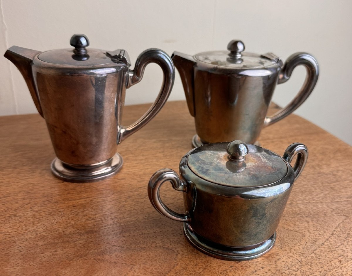 Broggi Milano: Set Of 3 Pieces In Silver Metal-photo-1