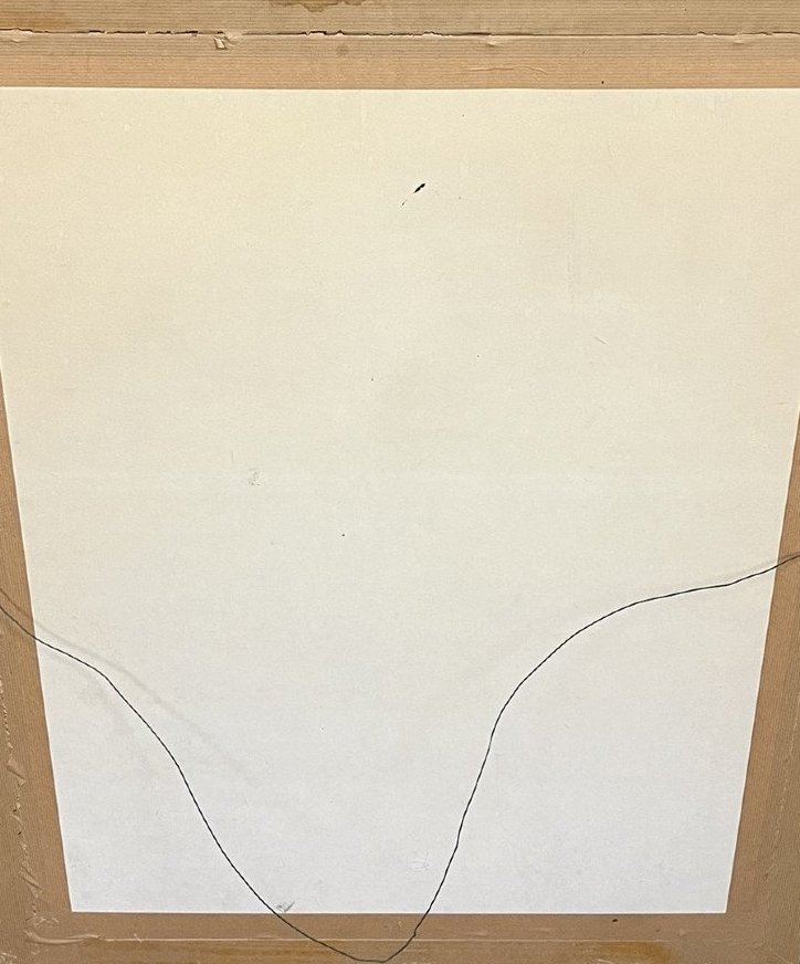 Large Watercolor From The Early 20th Century -photo-5