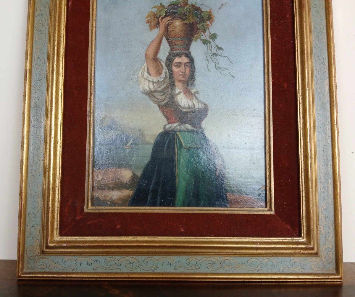 Rudolph August Lehmann (1819-1905)(after)/ Italian Painting From The 19th Century-photo-4