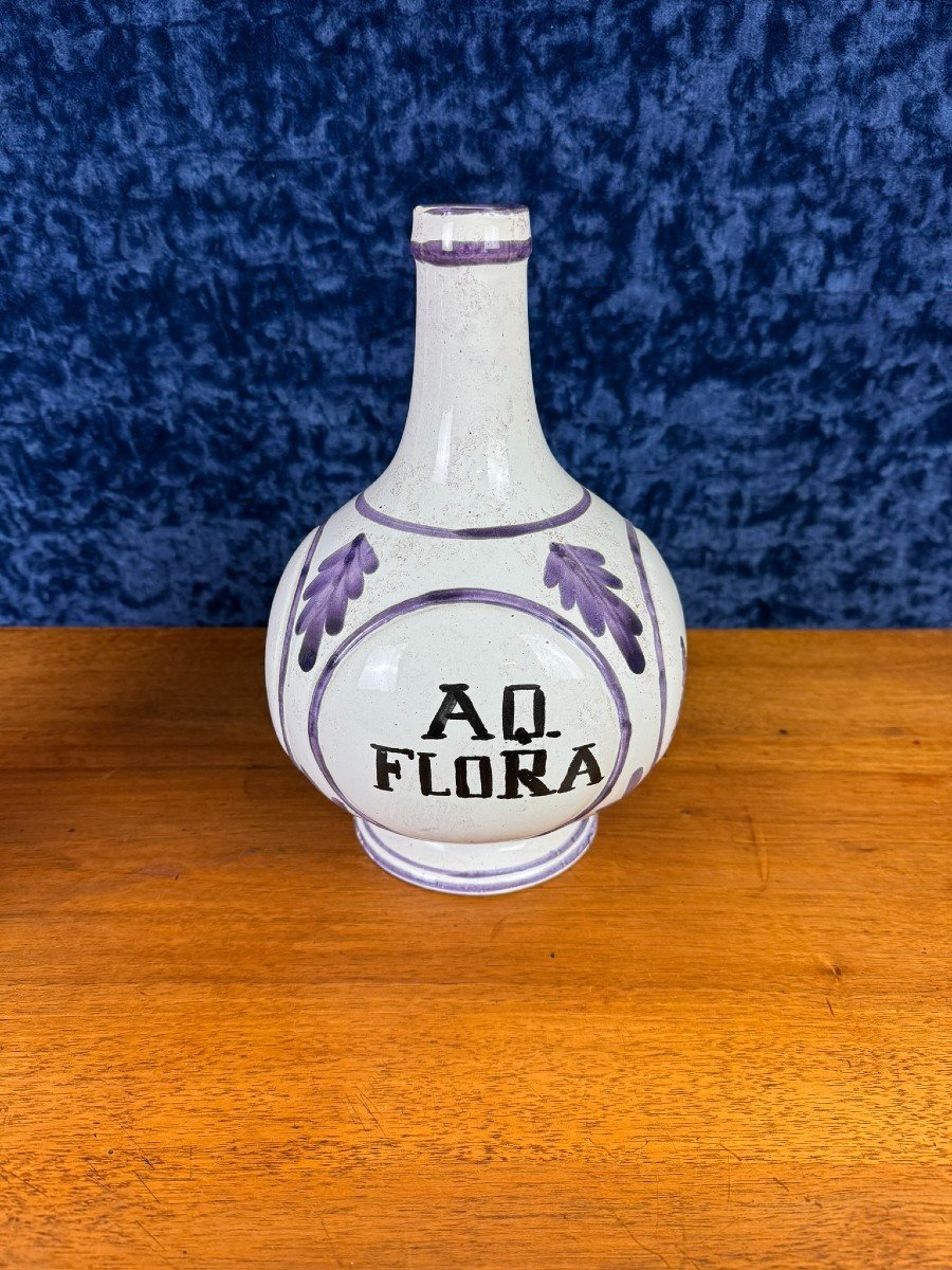 Deux Grands Pots Italiens De Pharmacie En Céramique époque XXeme Siècle-photo-3