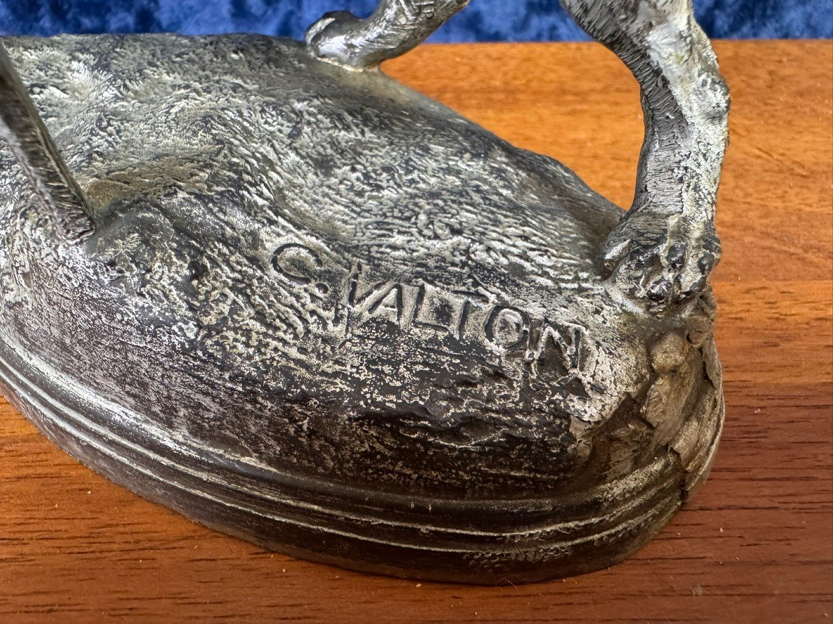 C.valton:  Bronze Watch Holder “the Bulldog” -photo-1