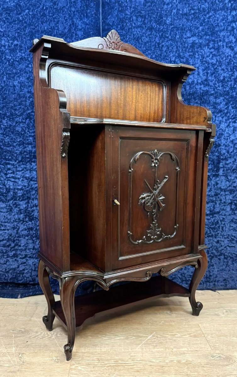 Mahogany Cabinet, Napoleon III Period, Circa 1880-photo-3