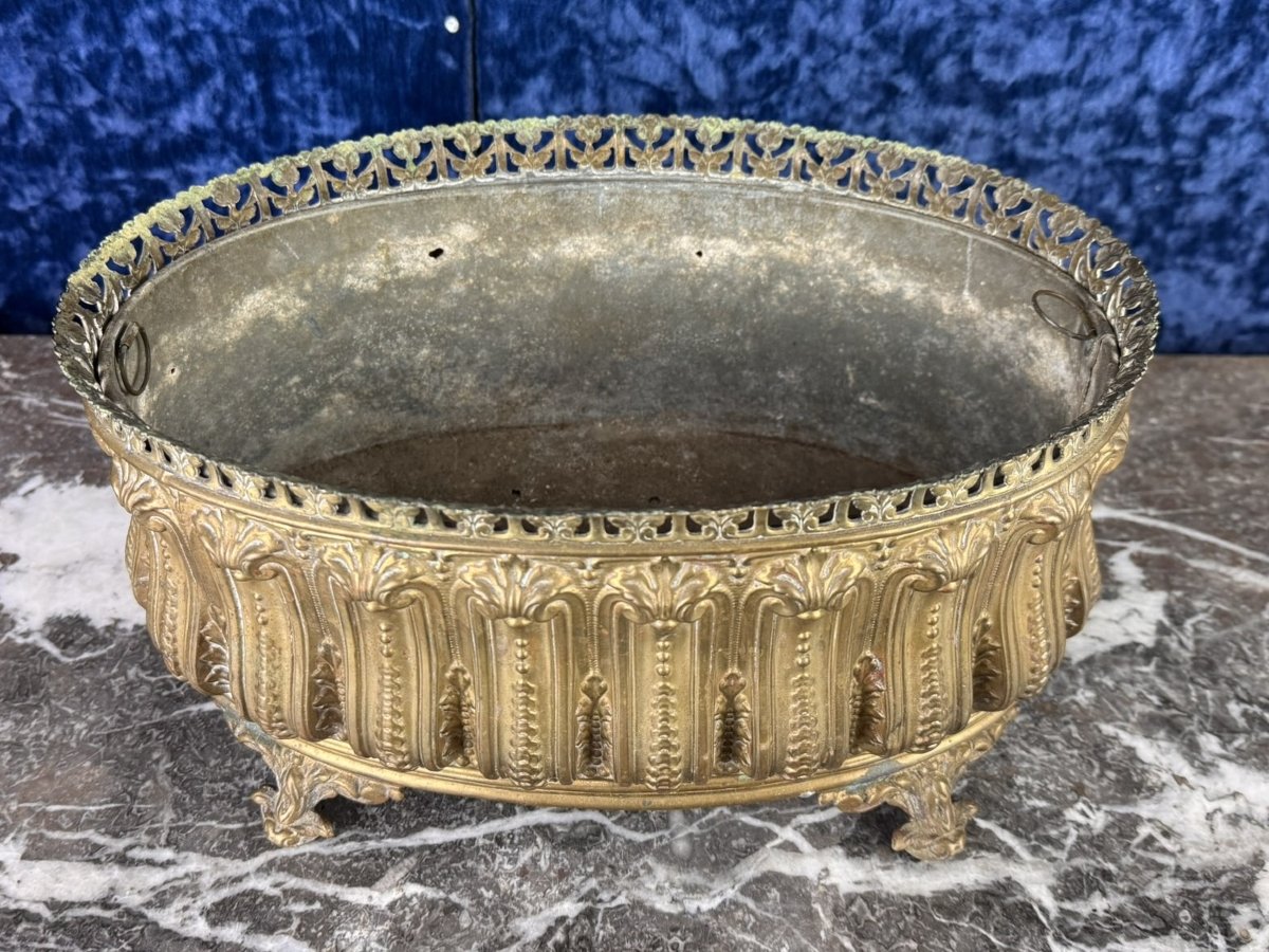 Jardinière De Centre De Table époque Napoléon III Vers 1880 -photo-2