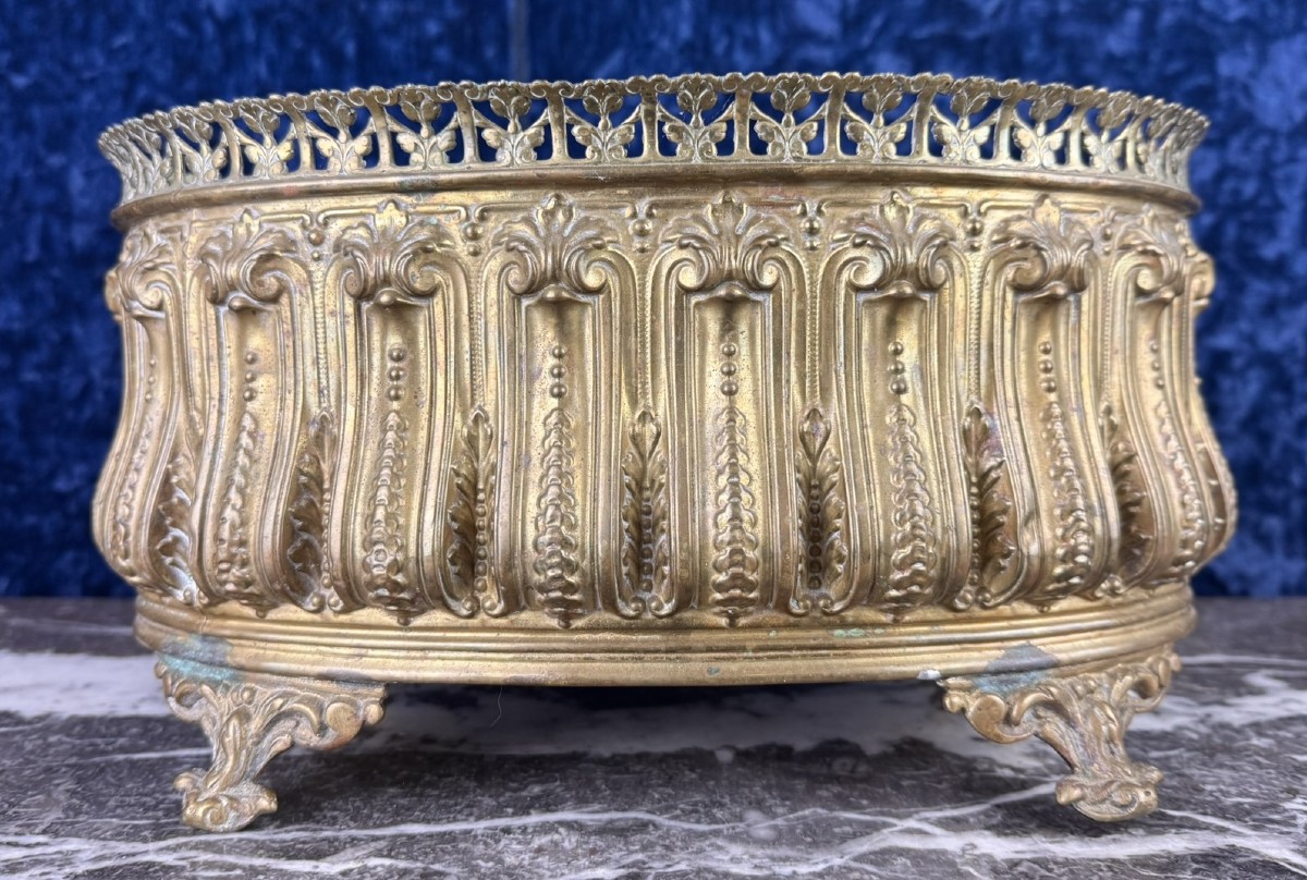 Jardinière De Centre De Table époque Napoléon III Vers 1880 