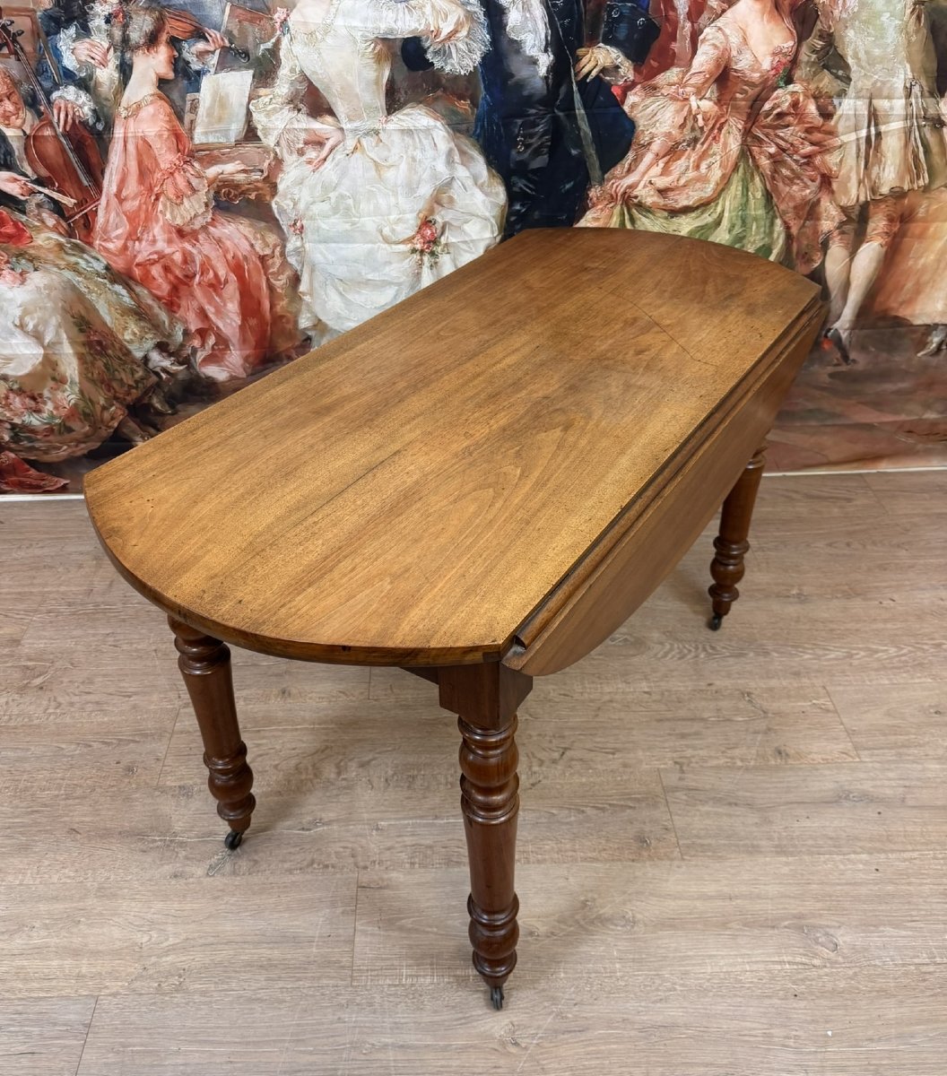 Table A Volets époque Louis Philippe En Noyer -photo-1