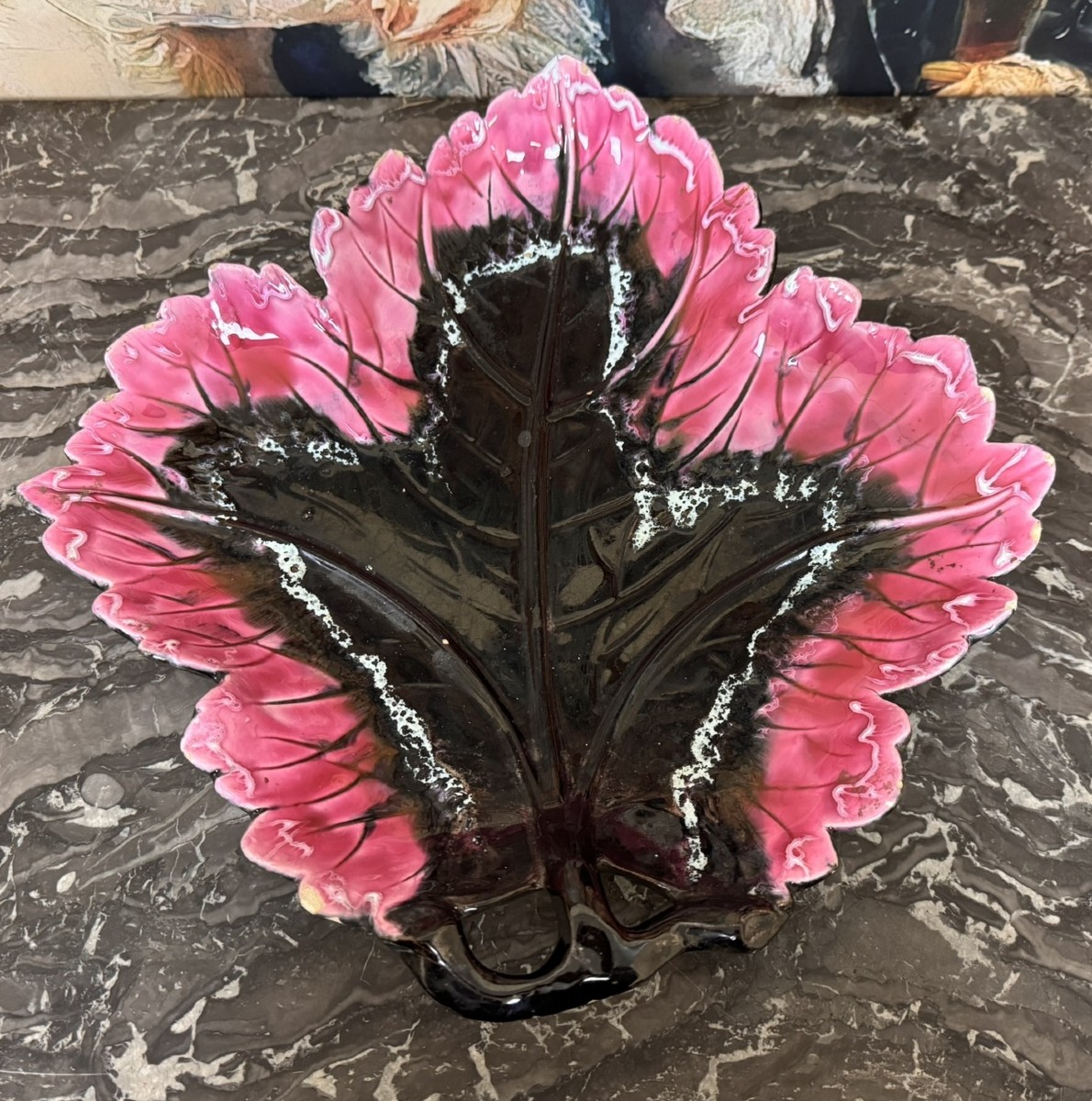 Trés Grande Coupe Céramique Art Déco