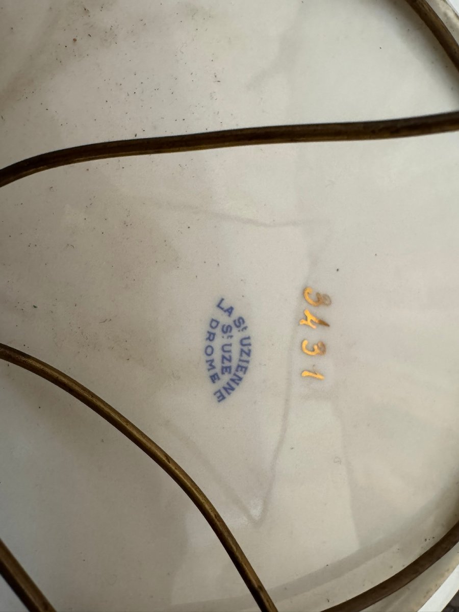 Paire d'Assiettes En Porcelaine d'Uzes-photo-7
