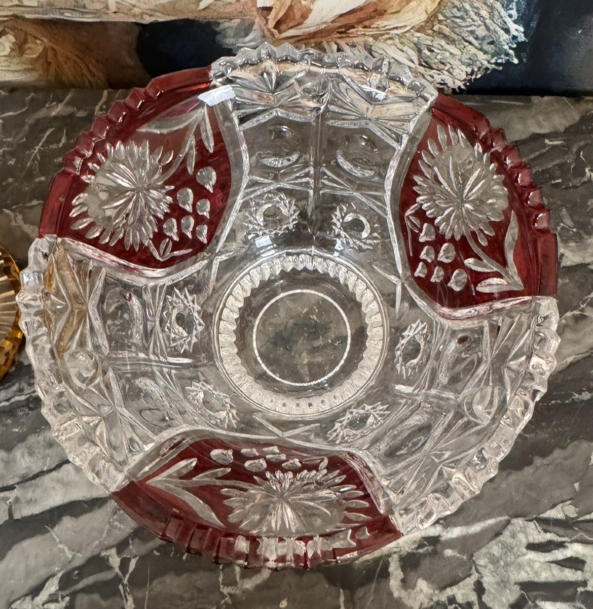 Coupe Bol En Cristal De Bohéme-photo-1