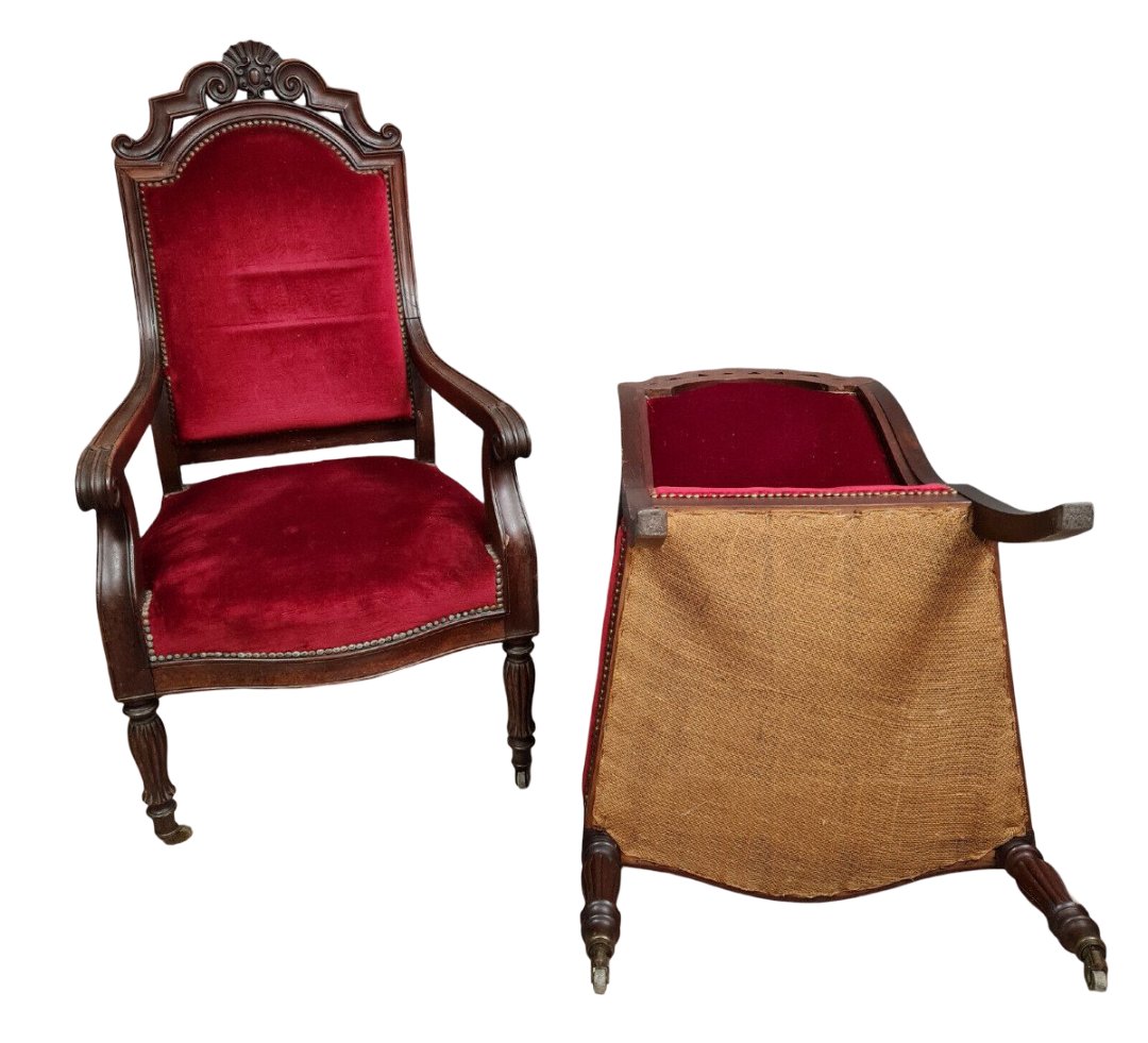 Restoration Period Living Room In Mahogany -photo-6