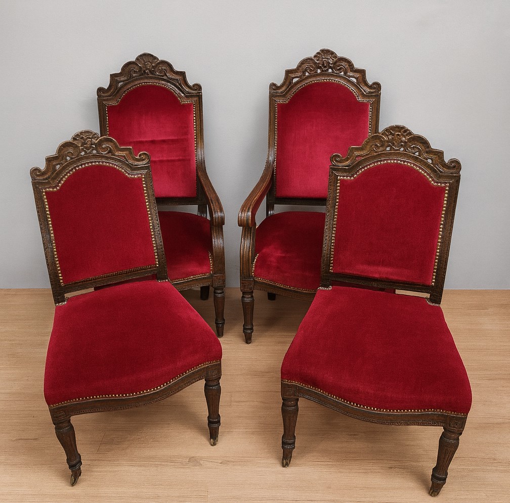 salon époque Restauration en acajou 