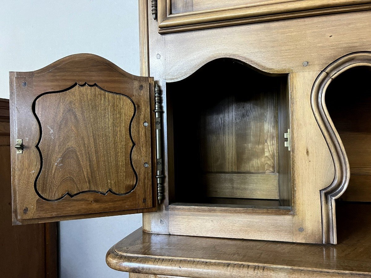Very Important Louis XV Style Sideboard In Cherry Wood -photo-5