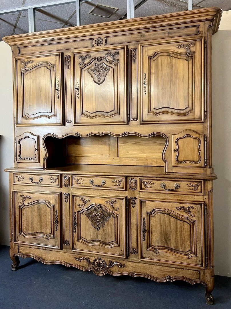 Very Important Louis XV Style Sideboard In Cherry Wood -photo-6