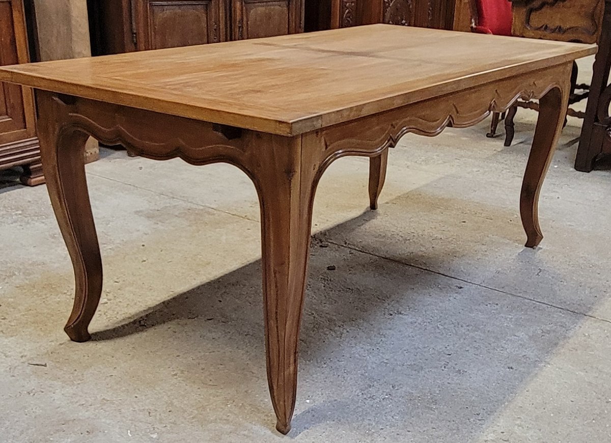 Grande table provençale style Louis XV a allonges-photo-1