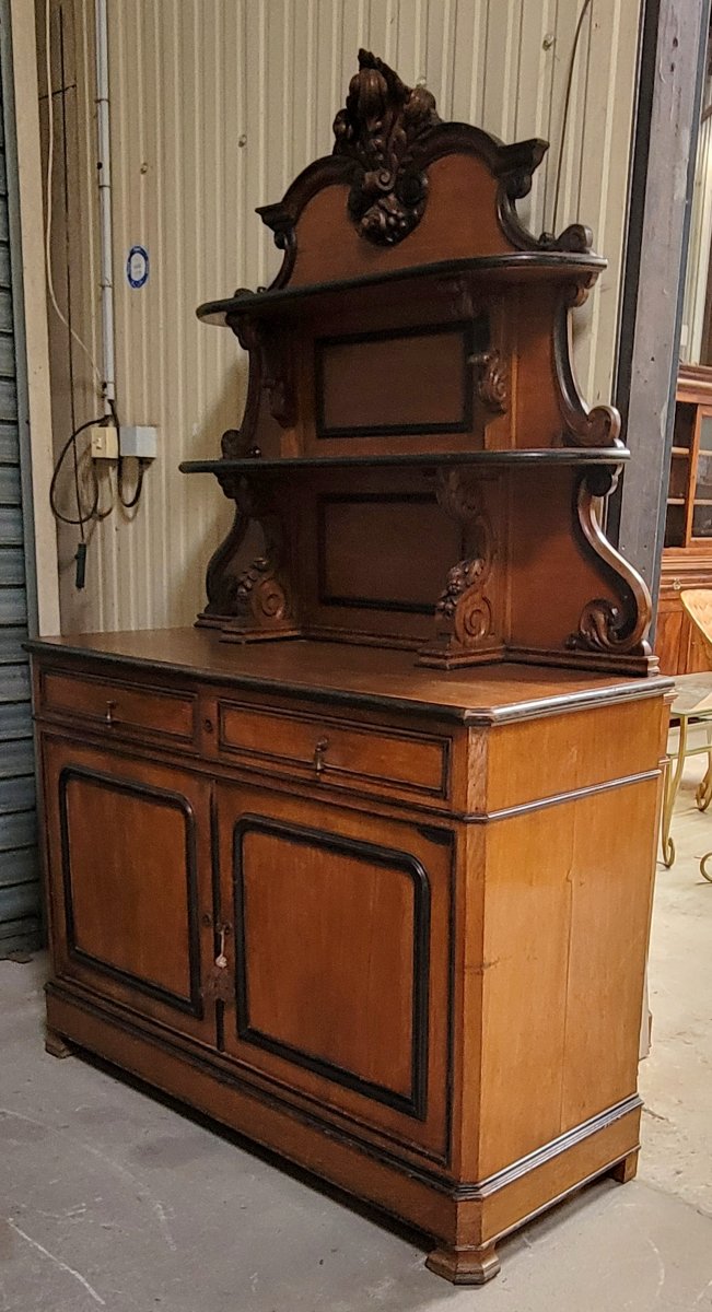 Saint Hubert Louis Philippe Period Walnut Sideboard-photo-1