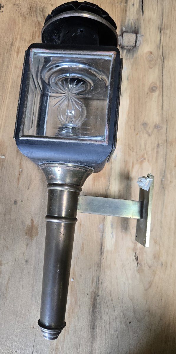 2 lampes de fiacre époque Napoléon III-photo-2