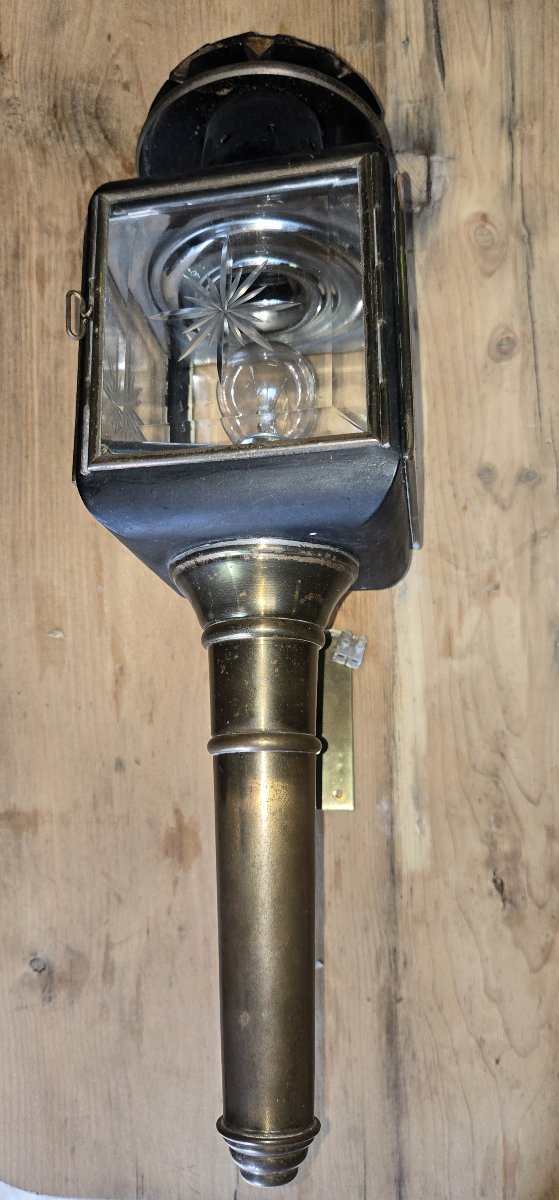 2 lampes de fiacre époque Napoléon III-photo-4