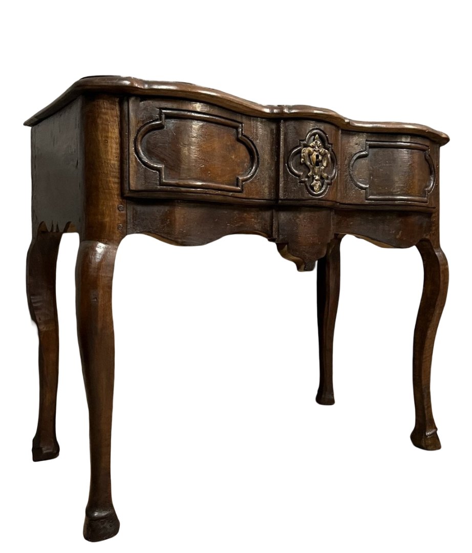 Louis XV Period Crossbow Console In Walnut-photo-1